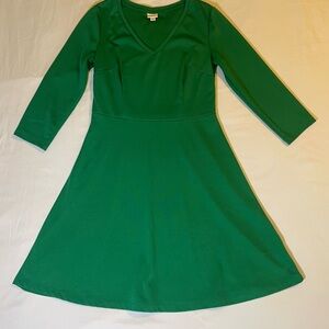 Merona Emerald V-Neck Dress